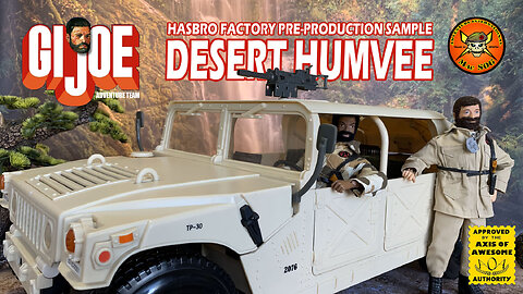 GI Joe Desert Humvee Factory Pre-production Sample Showcase