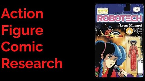 Action Figure Comic Research #actionfigures #Comics #Titancomics #comicbooks #robotech