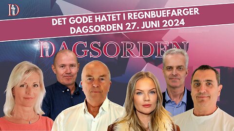 Det gode hatet i regnbue­farger | Dagsorden 27. Juni 2024