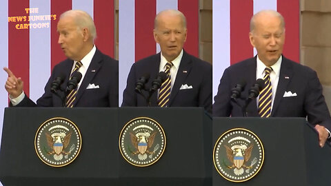 Biden Clown Show in Lithuania: "Inhumane attacks on Russia!... We don't have a lot of time... 32nd freestanding have 32 freestanding... I'm not joking."