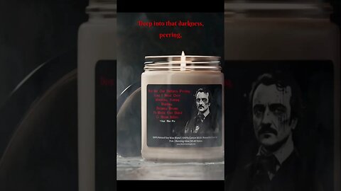 Raven's Lore: Edgar Allan Poe-Inspired Candle