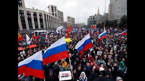 Russia President Vladimir Putin Defied By Thousands Of Protesters On The Street Of Moscow.