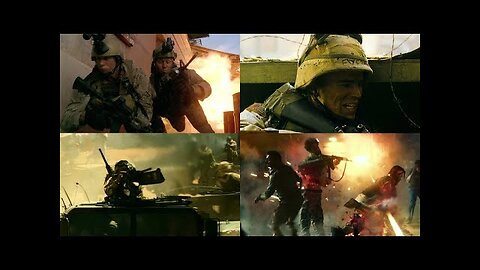 Top 10 [EPIC] modern (XXI) massive battles and special forces movie scenes (war, mass death, heroes)