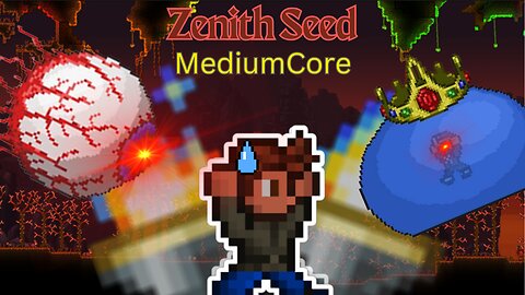 Terraria, but I play the Zenith Seed on Meduimcore