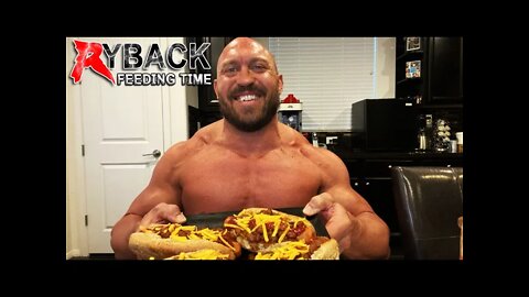 Ryback Feeding Time: Super High Protein 🌱 Chili Cheese Dogs Whopping 113 Grams of Protein!