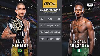 🔴 UFC 287: Alex Pereira vs. Israel Adesanya 2 | Full Fight & Highlights | Middleweight Title Bout