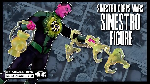 McFarlane Toys DC Multiverse Sinestro Corps Wars Sinestro Figure @TheReviewSpot