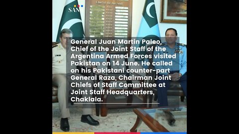 Argentina Chief of the Joint Staff visits Pakistan