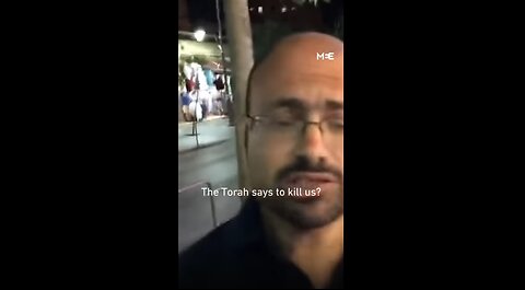 Israeli says to American stopped by Israeli police “The Godly thing to do is to kill you.