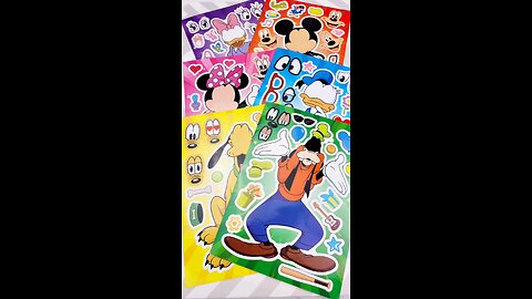 Unboxing diy Mickey Mouse Club Sticker #stickers #diy #mickeymouse #unboxing