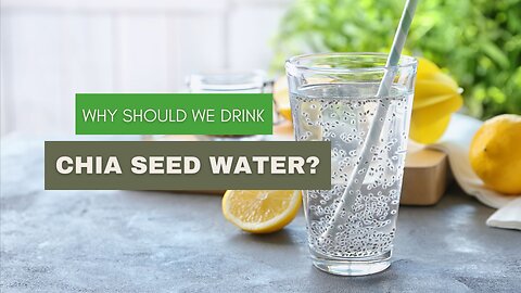 Why Should We Drink Chia Seed Water?