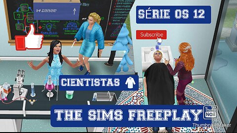 SÉRIE OS 12 CIENTISTAS 🥼 THE SIMS FREEPLAY NIVER DE DIANE