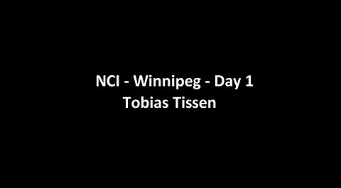 National Citizens Inquiry - Winnipeg - Day 1 - Tobias Tissen Testimony