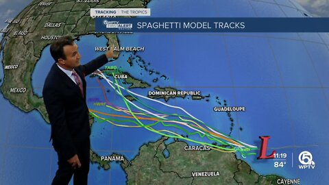 Tropical wave with high chance of development