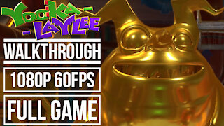 YOOKA LAYLEE Gameplay Walkthrough FULL GAME No Commentary [1080p 60fps]