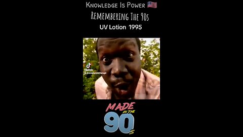 1995 UV Lotion Commercial