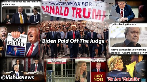 Joe Biden Paid Off The Judge In Trump's Trial... #VishusTv 📺