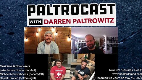 Daniel Strauch, Michael Marx-Gibbons & Luke James Shaffer interview with Darren Paltrowitz