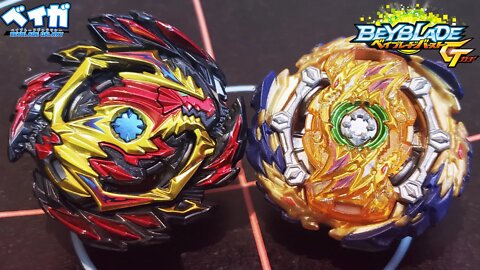 VENOM DIABOLOS .Vn.Bl vs WIZARD FAFNIR .Rt.Rs SEN (especial GT) - Beyblade Burst ベイブレードバースト