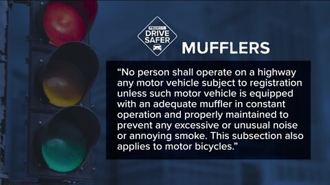 Project Drive Safer: Unreasonably loud muffler noises are illegal in Wisconsin