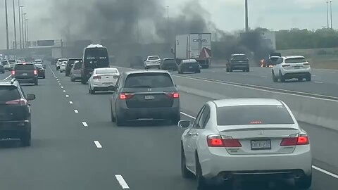 Vehicle Fire On Highway 401