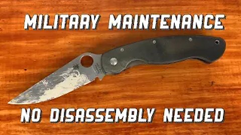 Spyderco Military Maintenance