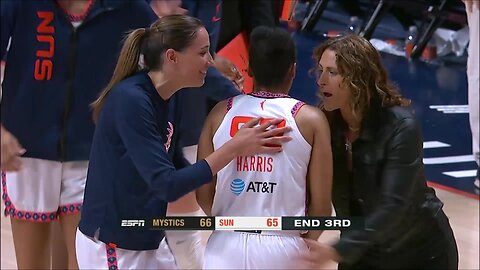 5 BUZZER BEATERS By Connecticut Sun During Win vs Washington Mystics!