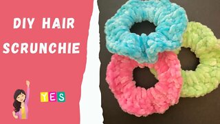 How to Crochet a Scrunchie - Super Easy & Quick!!