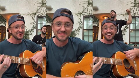 Tom Felton Singing Live And Interacting With Fans