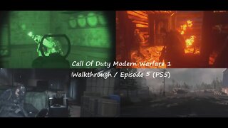 Call Of Duty Modern Warfare 1 Walkthrough / Episode 5 (PS5)