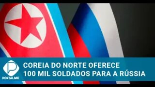 Coreia do Norte oferece à Rússia ‘100 mil voluntários’ para lutar na Ucrânia