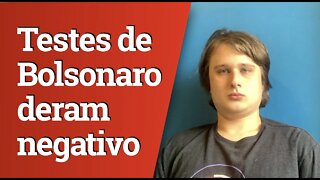 URGENTE: EXAMES DE BOLSONARO PARA CORONAVÍRUS ENTREGUE AOS STF DERAM NEGATIVO