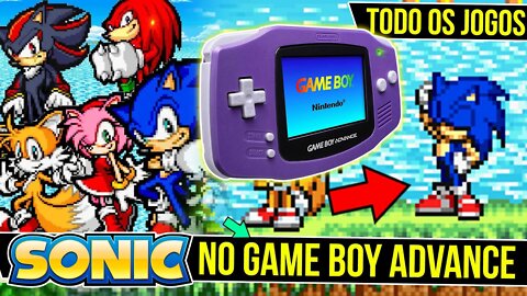 Todos os Jogos do Sonic no Game Boy Advance #shorts