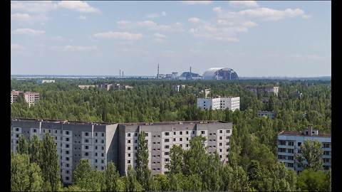 Climbing Chernobyl's tallest point results in breathtaking view