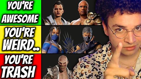 What Your Mortal Kombat 1 Main Says About You (100% ACCURATE) | Tier List