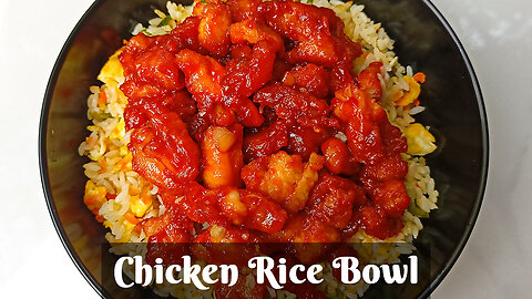 Chicken Rice Bowl | জনপ্রিয় আইটেম “চিকেন রাইস বোল” | Quick Rice Bowl Recipe with simple ingredients