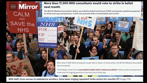 NHS: Day 3 of Junior Doctors’ Pay Strike - UK Column News - 15th March 2023