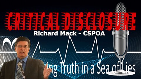 Critical Disclosure Radio – Sheriff Richard Mack of CSPOA - Live