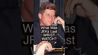 JFK's Final Designer Watch Revealed #jfk #shorts #watches