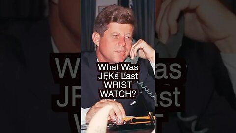 JFK's Final Designer Watch Revealed #jfk #shorts #watches