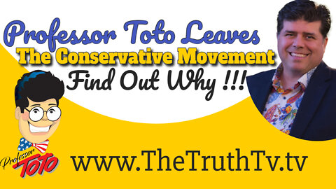 Toto Tonight @8Central - "I am leaving the Conservative Movement"