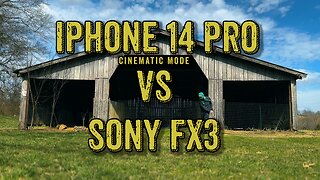 Can You Spot The Difference? | iPhone 14 pro vs Sony FX3