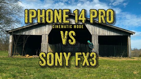 Can You Spot The Difference? | iPhone 14 pro vs Sony FX3