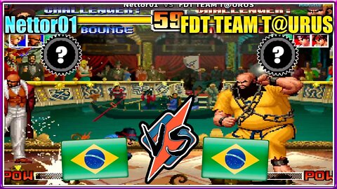 The King of Fighters '96: The Anniversary Edition (Nettor01 Vs. FDT TEAM T@URUS) [Brazil Vs. Brazil]