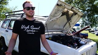 LS Powered Jeep Cherokee XJ at Holley LS Fest 2019