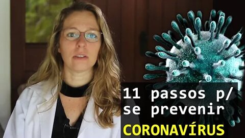 11 passos para se prevenir do CORONAVÍRUS COVID-19 #51