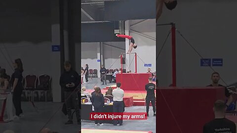He BROKE his SHOULDERS at this Gymnastics Competition | *nearly*