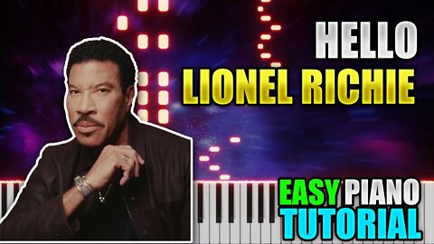 Hello - Lionel Richie | Easy Piano Tutorial