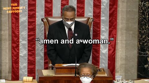 The prayer to open the 117th congress ended with “amen and a-woman.”