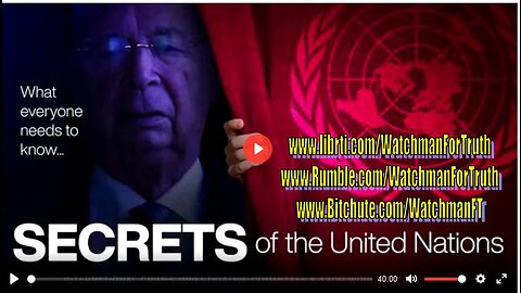 SECRETS OF THE UNITED NATIONS - What everyone should know Stop World Control by David Sorensen
